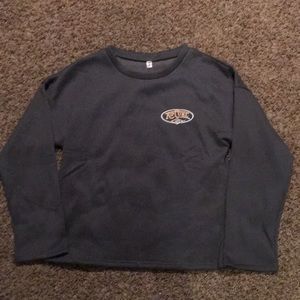 gray rip curl crew neck